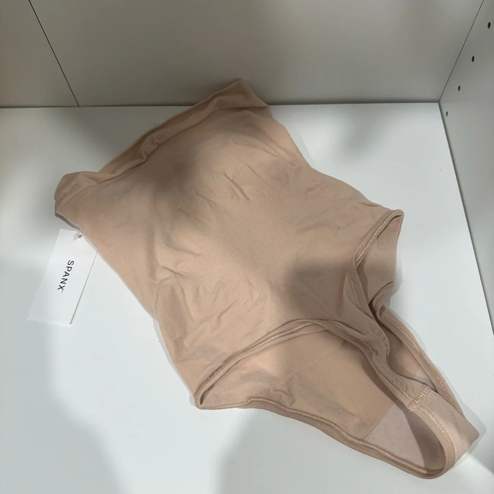 Spanx High-Waisted Thong Seamless Nude Shapewear